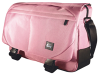 Messenger Style shoulder pack notebook/laptop bag/carry case [Pink]